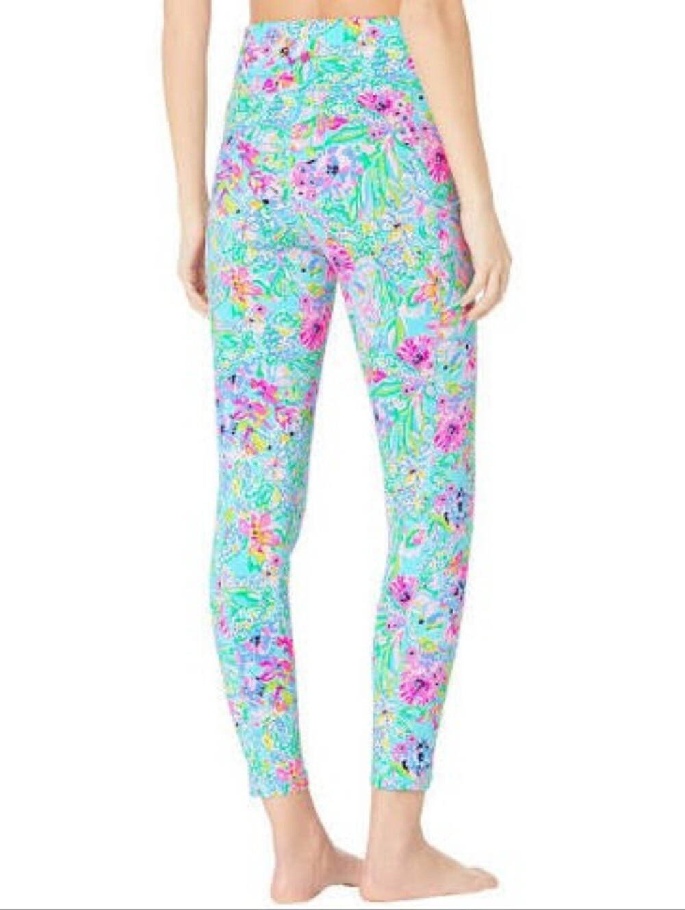 Lilly Pulitzer High-Rise Leggings Amalfi Blue Alligator